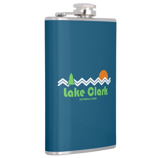 Lake Clark National Park Retro Heupfles (Rechts)