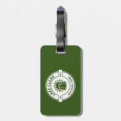 Lake Clark National Park Sun Trees Bagagelabel (Achterkant verticaal)