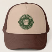 Lake Clark National Park Sun Trees Trucker Pet (Voorkant)