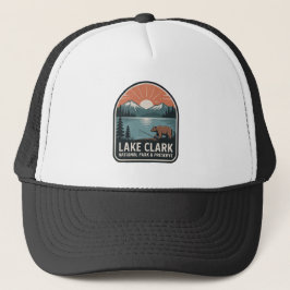 Lake Clark National Park Vintage Badge Trucker Pet