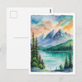 Lake Clark National Park Watercolor Painting Briefkaart (Voorkant / Achterkant)