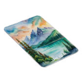 Lake Clark National Park Waterverf schilderij Magneet (Rechterzijde)