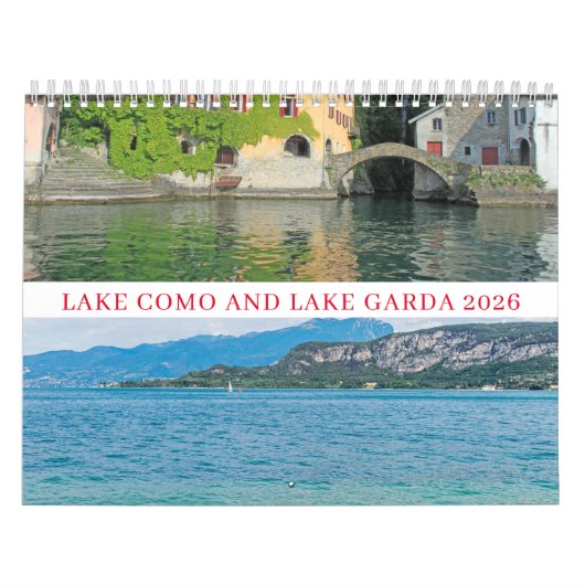 Lake Como and Lake Garda 2026 calendar Kalender (Hoes)