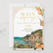 Lake Como Bachelorette Weekend Uitnodiging (Voorkant)