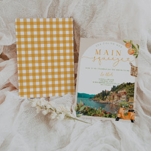 Lake Como Bachelorette Weekend Uitnodiging