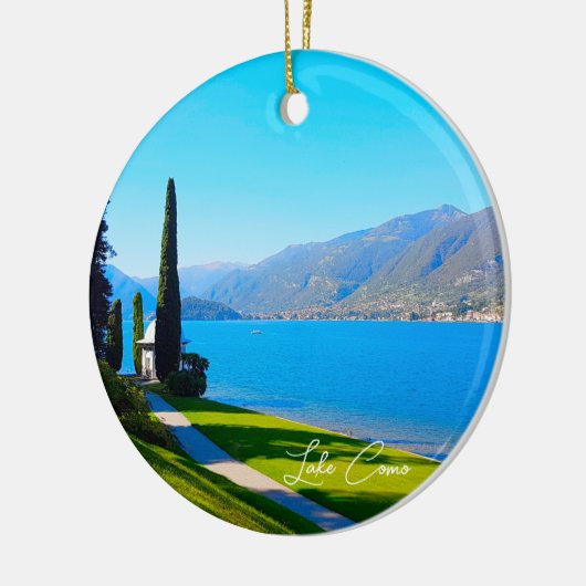 Lake Como Bellagio Walkway Italy Keramisch Ornament (Links)