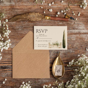 Lake Como Bestemming RSVP Kaartje
