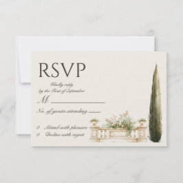 Lake Como Bestemming RSVP Kaartje