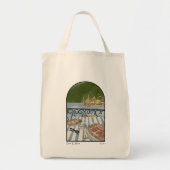 Lake Como bruiloft welkomsttassen. Huwelijksgunste Tote Bag (Voorkant)