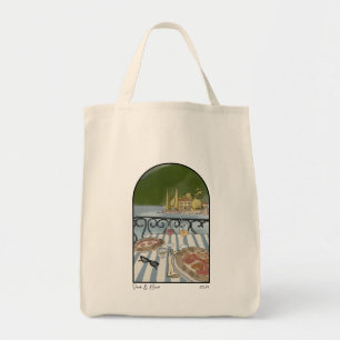 Lake Como bruiloft welkomsttassen. Huwelijksgunste Tote Bag