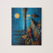 Lake Como Café Klinkerstraat Legpuzzel (Verticaal)