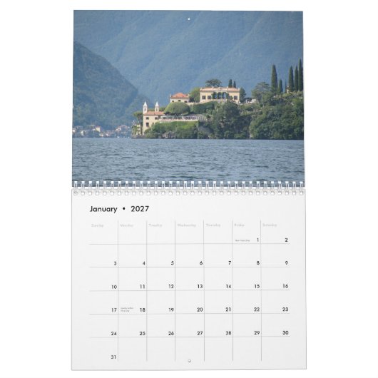 Lake Como, Italië Agenda 2013 Kalender (Jan 2027)