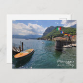 Lake Como, Italië Briefkaart (Voorkant / Achterkant)