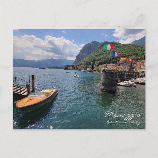 Lake Como, Italië Briefkaart (Voorkant)