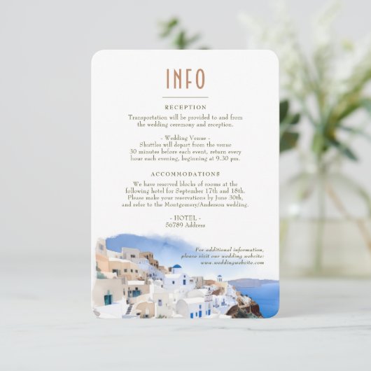 Lake Como Italy Destination Insert INFO Details Kaart (Staand voorkant)