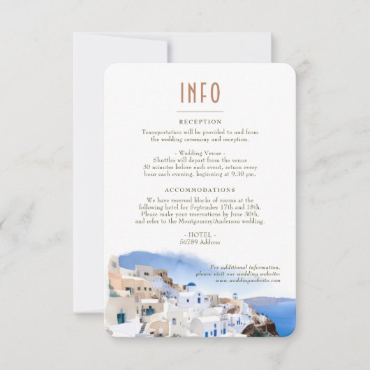 Lake Como Italy Destination Insert INFO Details Kaart (Voorkant)