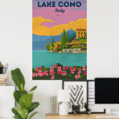 Lake Como, Italy Poster (Thuiskantoor)