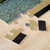 Lake Como Italy Vintage Travel Legpuzzel (Zijkant)