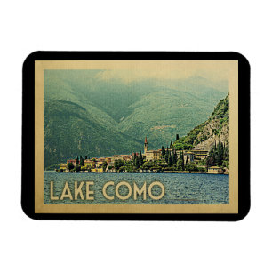 Lake Como Italy Vintage Travel Magneet