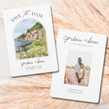 Lake Como Italy Wedding Save the Date