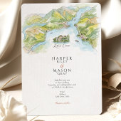 Lake Como | Lago di Como Huwelijk Kaart