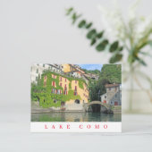 Lake Como Nesso uitzicht ansichtkaart Briefkaart (Staand voorkant)