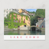 Lake Como Nesso uitzicht ansichtkaart Briefkaart (Voorkant)