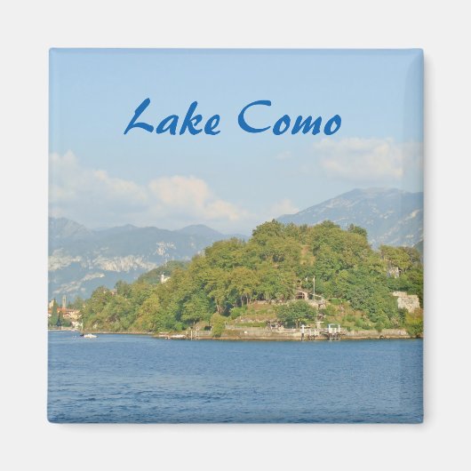 Lake Como Photo Souvenir Magneet (Voorkant)