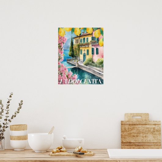 Lake Como Print (Keuken)