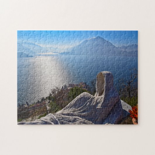 Lake Como - Vezio Ghosts - Italië - 11x14 - 252 pc Legpuzzel (Horizontaal)