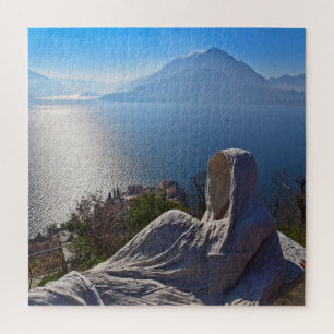 Lake Como - Vezio Ghosts - Italië - 20x20 - 676 pc Legpuzzel