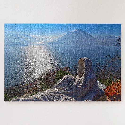 Lake Como - Vezio Ghosts - Italië - 20x30 - 1014 p Legpuzzel (Horizontaal)