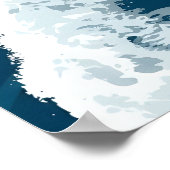 Lake Como Vintage Motorboat – Italian Travel  Poster (Hoek)