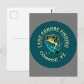 Lake Conroe Fishing, Conroe, TX Briefkaart (Voorkant / Achterkant)