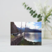 Lake Crescent voor US Route 101 Briefkaart (Staand voorkant)