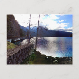 Lake Crescent voor US Route 101 Briefkaart