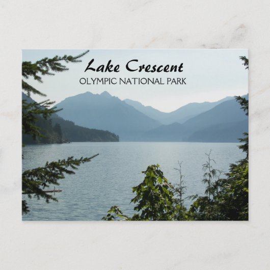 Lake Crescent, Washington Reisfoto Briefkaart (Voorkant)