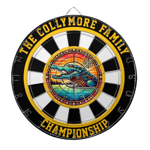 Lake Crocodile Bullseye Design Dartbord