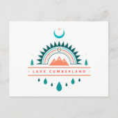 Lake Cumberland Kentucky Boho regenboogmaan Briefkaart (Voorkant)