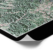 Lake Cumberland Kentucky, Kentucky satelliet poste Poster (Hoek)