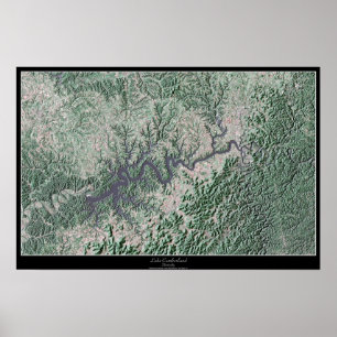 Lake Cumberland Kentucky, Kentucky satelliet poste Poster