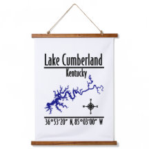 Lake Cumberland Kentucky Kustlijn Coördinaten