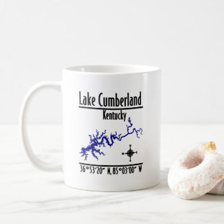 Lake Cumberland Kentucky Kustlijn Coördinaten Koffiemok