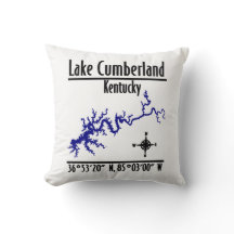 Lake Cumberland Kentucky Kustlijn Coördinaten