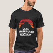 Lake Cumberland Kentucky Retro T-shirt (Voorkant)