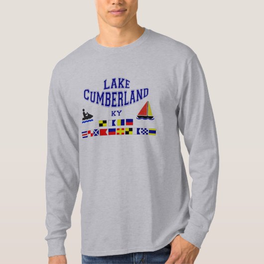 Lake Cumberland KY Sig Flag T-shirt (Voorkant)