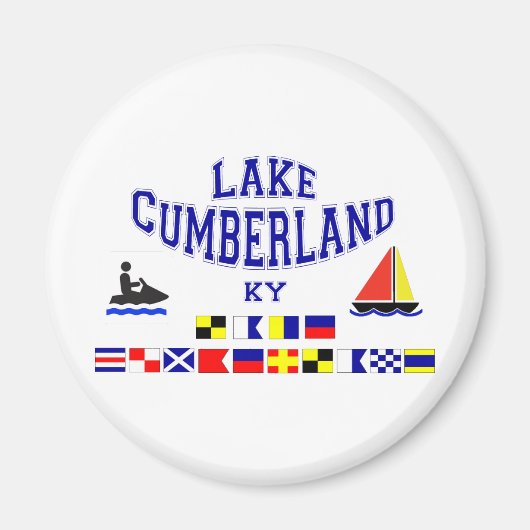 Lake Cumberland KY Sig Vlag Magneet (Voorkant)