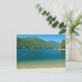 Lake Cushman Beach Briefkaart (Staand voorkant)