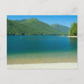 Lake Cushman Beach Briefkaart (Voorkant)