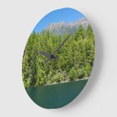 Lake Cushman in Summer Clock Grote Klok (Hoek)
